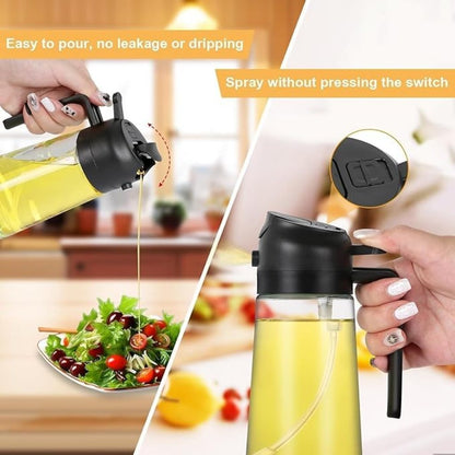 2-in-1 Sprayer & Pour Dispenser | Oil Up Your Kitchen Game – 500ml