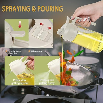 2-in-1 Sprayer & Pour Dispenser | Oil Up Your Kitchen Game – 500ml