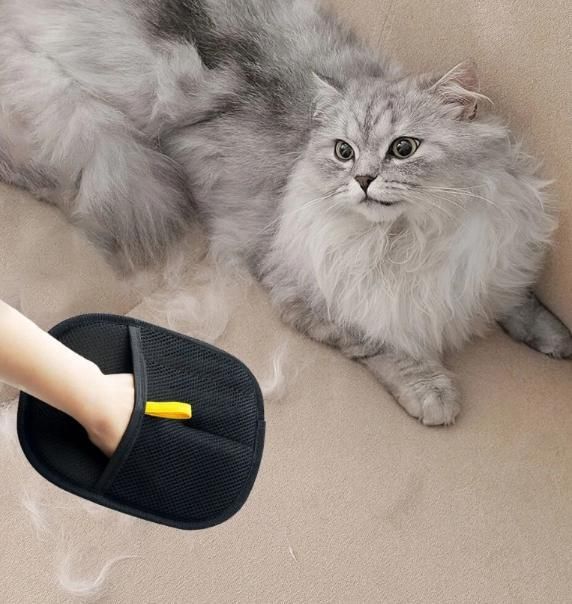 Advanced Mesh Grooming Glove for Shedding and Hair Removal