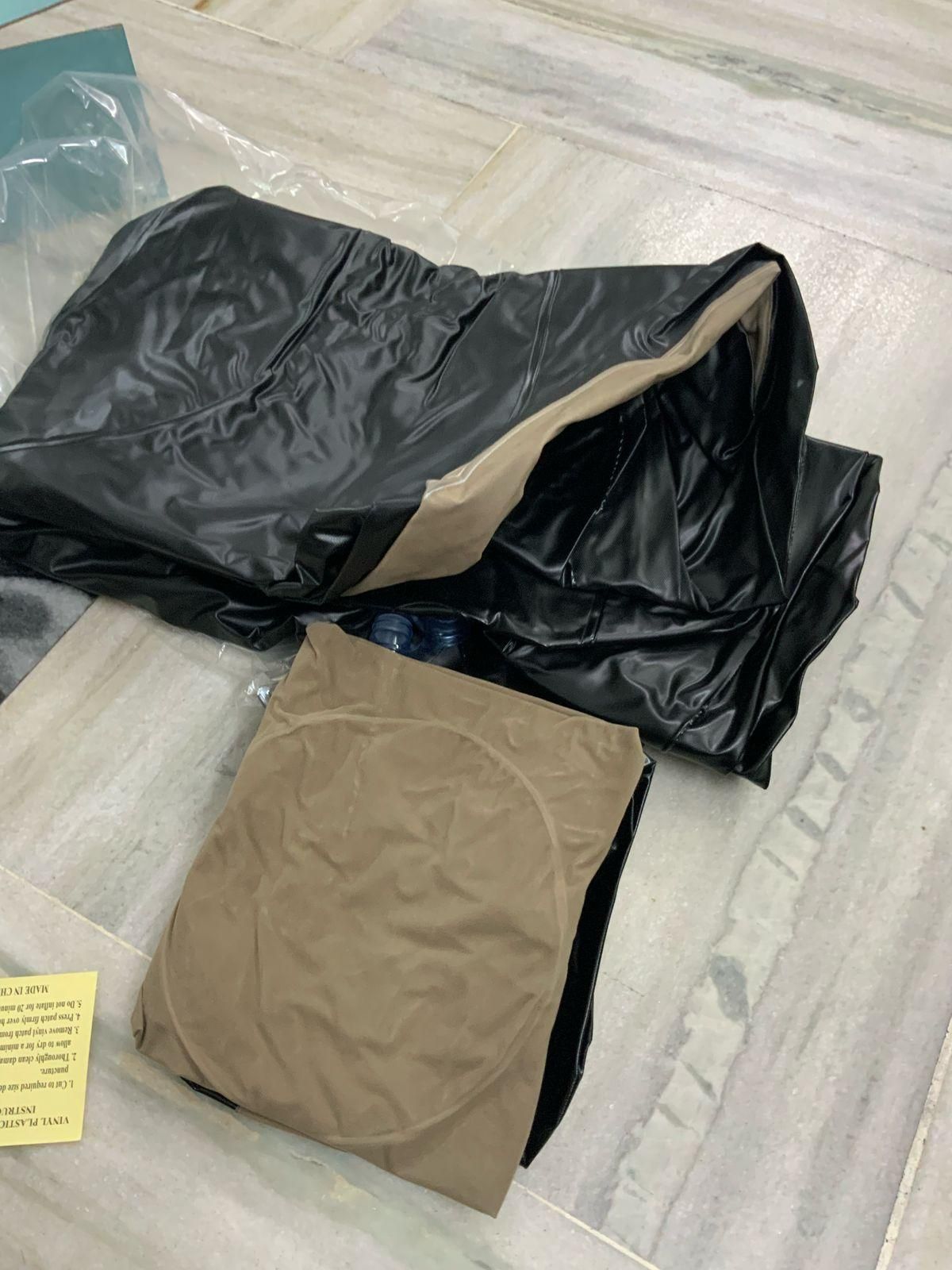 Inflatable Sofa Chair with Footrest & Air Pump – 2-in-1 Portable Comfort Lounge