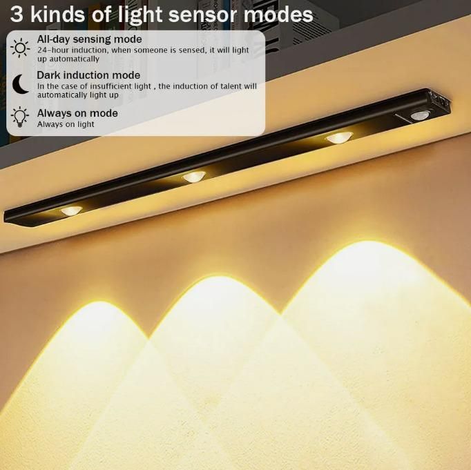LED PIR Motion Sensor Cabinet Light (USB Rechargeable)