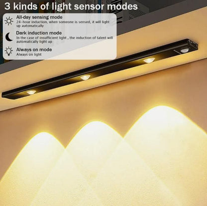 LED PIR Motion Sensor Cabinet Light (USB Rechargeable)