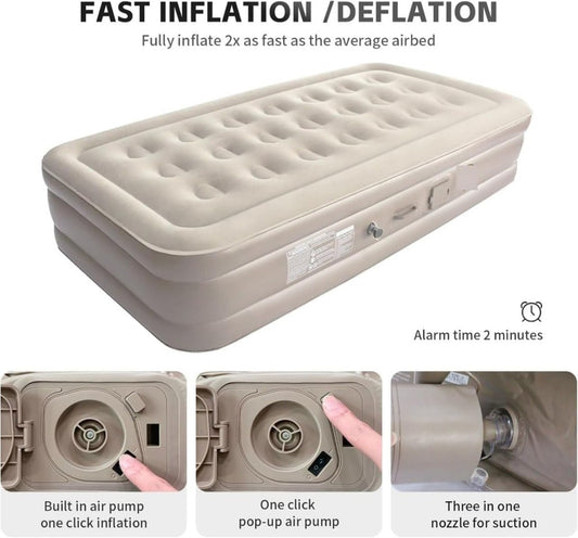 Inflatable Air Mattress Bed