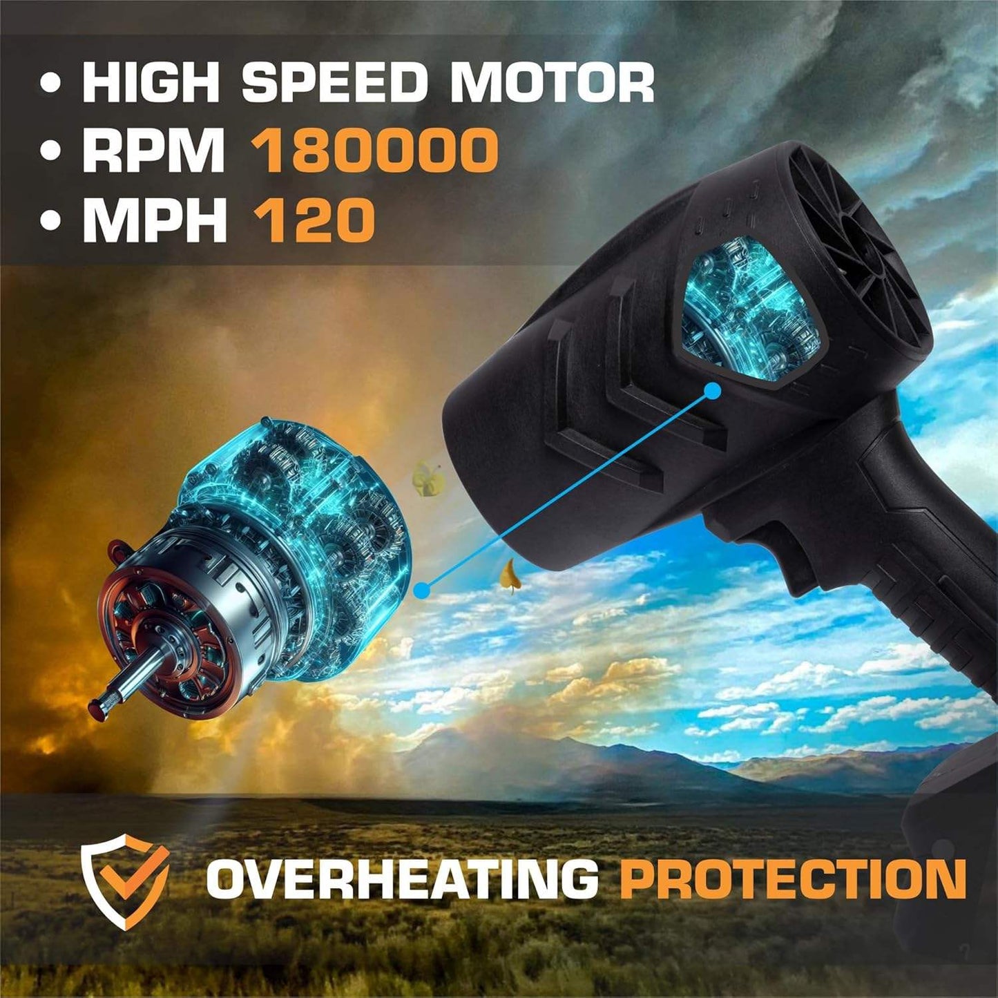 Multi Purpose Cordless Turbo Jet Blower