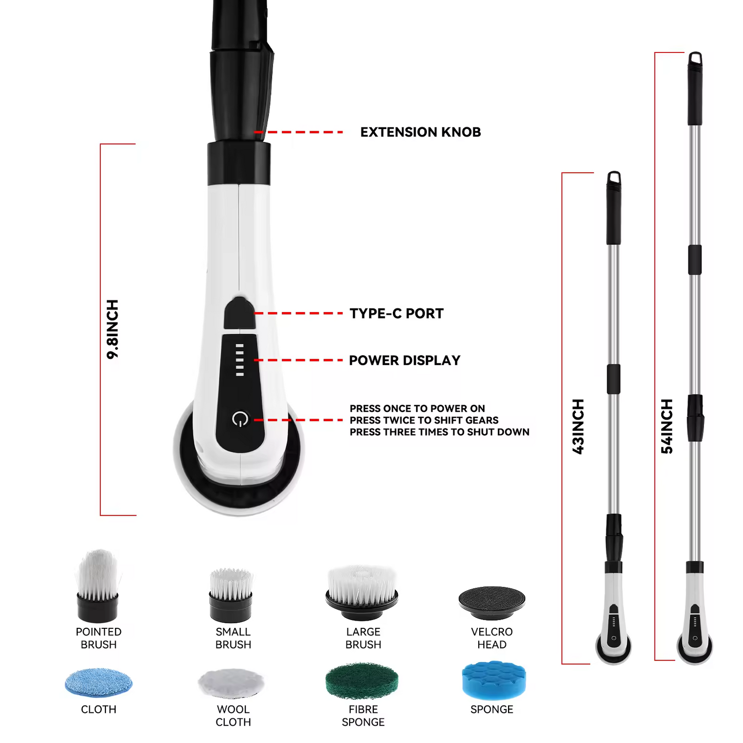 MultiScrub 9X | Full-Home Electric Cleaning System