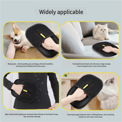 Advanced Mesh Grooming Glove for Shedding and Hair Removal