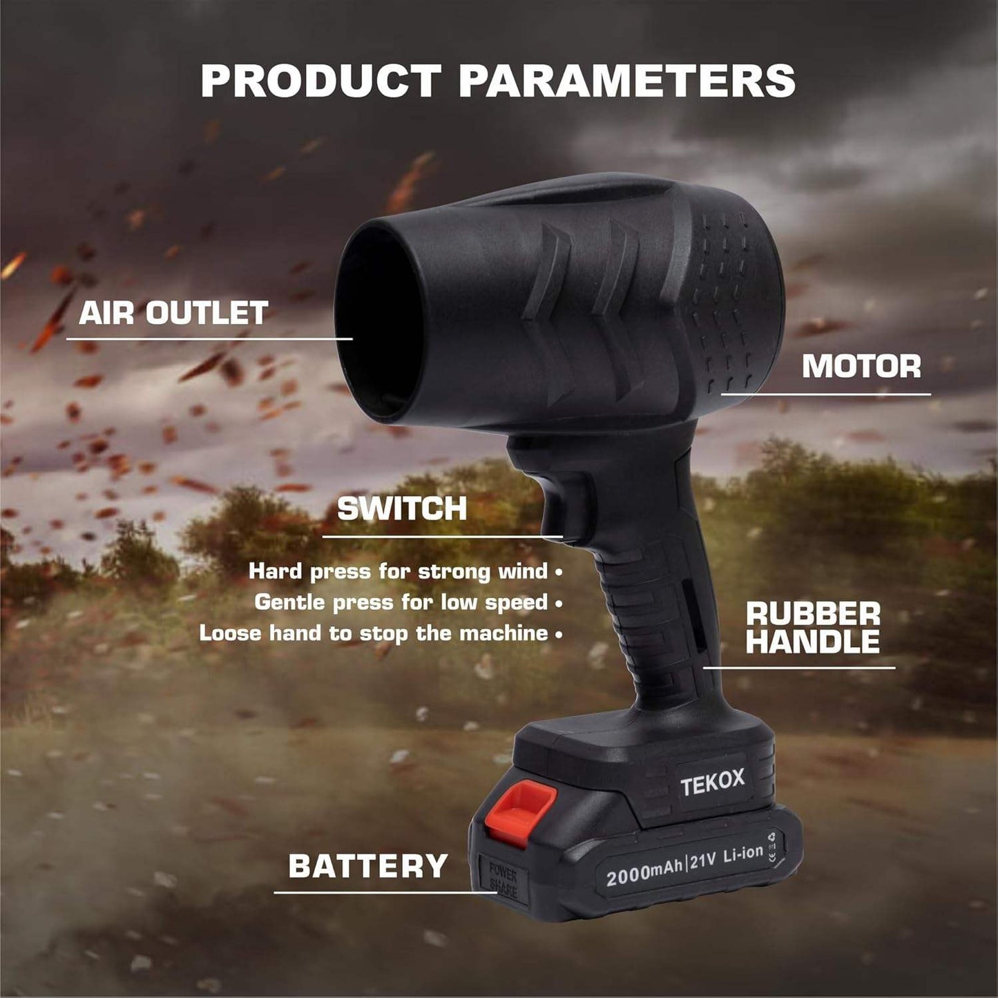 Multi Purpose Cordless Turbo Jet Blower